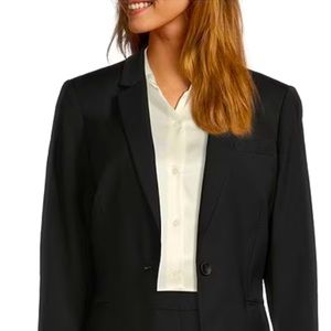 Beautiful Antonio Melani Black Suit. Sz 8. Two Button Jacket and Pencil Skirt.